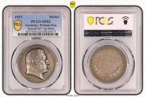1927 Medal  Arnold-207 Ag Matte SP62