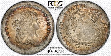 1798 $1 BB-82, Small Eagle MS61