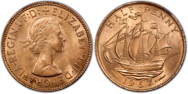 1967 1/2D S-4158 MS65RD