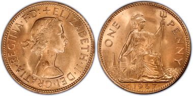 1967 1D S-4157 MS65RD