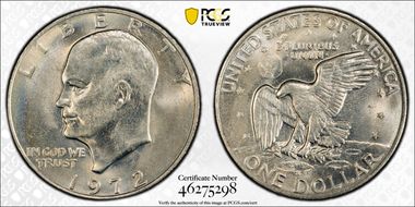 1972 $1 Type 3 MS65