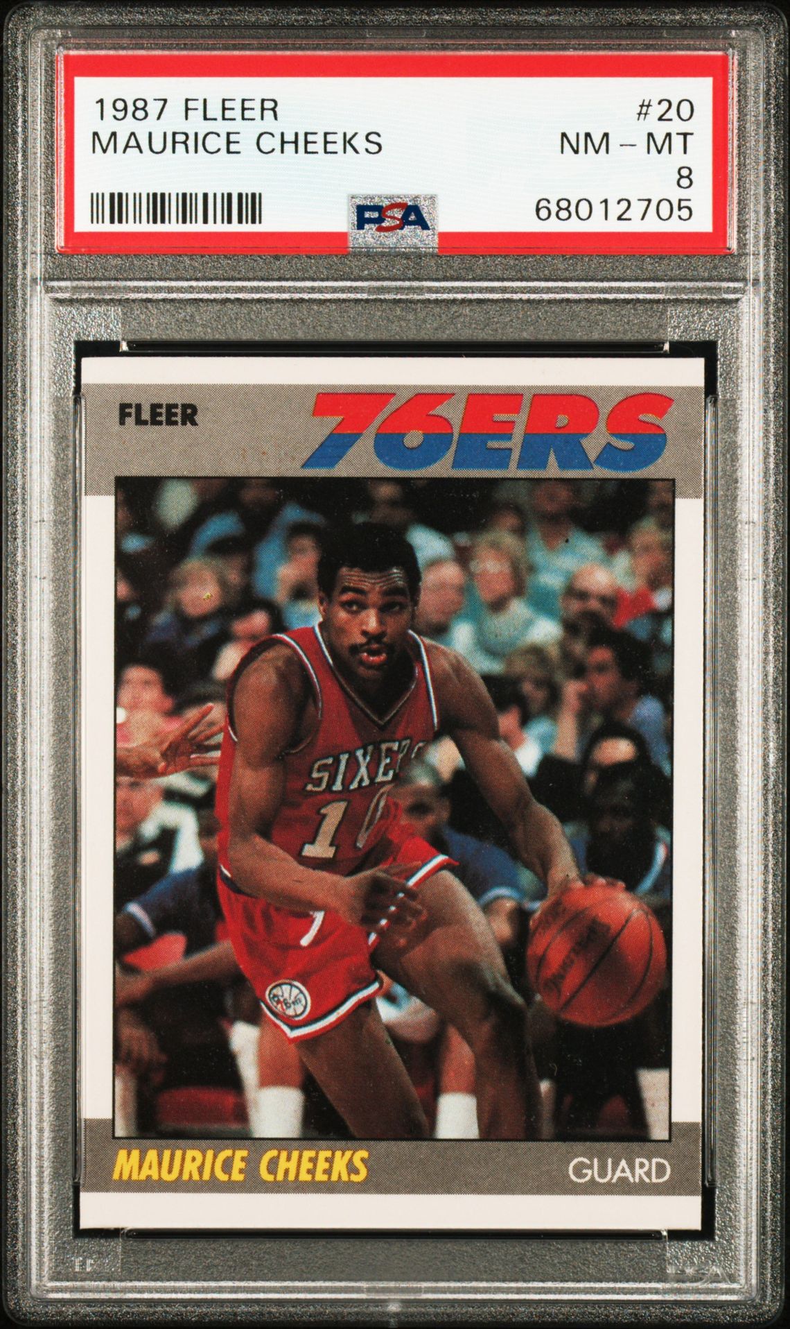 1987 Fleer FLEER #20 Maurice Cheeks front