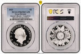 2021 £2 Queen's Beasts - Completer PR69DCAM