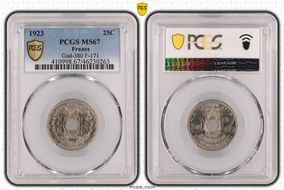 1923 25C Gad-380 F-171 MS67