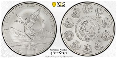2022-Mo Onza Libertad Ag First Strike MS70