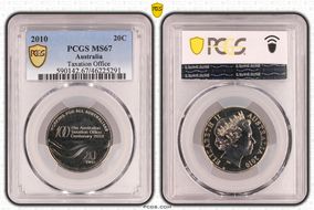 2010 20C Taxation Office MS67