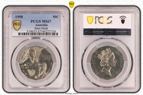 1998 50C Bass Strait MS67