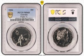 2006 50C Rugby 7s MS68