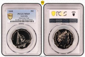 2008 50C Americas Cup MS69