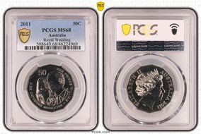 2011 50C Royal Wedding MS68