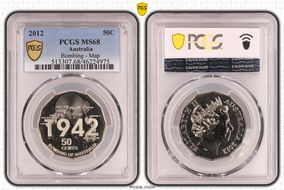 2012 50C Bombing - Map MS68