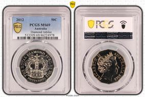 2012 50C Diamond Jubilee MS69