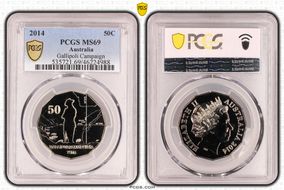 2014 50C Gallipoli Campaign MS69