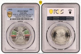 2022 50C NSW S. Maitland Rail No.25 Australian Rail Heritage MS69