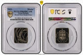 2022 Medal Royal Mint Medal Brass PR69DCAM