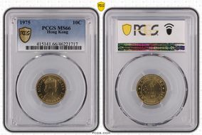 1975 10C MS66