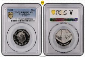 2022 50p S-H40 PR69DCAM