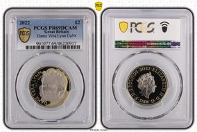 2022 £2 Dame Vera Lynn CuNi PR69DCAM