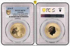 2016-P $1 Letters From Home WWI MS70
