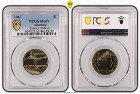 2017 $1 Sydney Harbour MS67