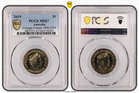 2019 $1 Coinage Portrait 1998-2019 MS67