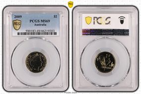 2009 $2 MS69