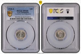 1918-S 10C MS66
