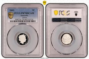 2003 5C Silver PR70DCAM
