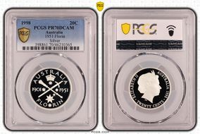 1998 20C 1951 Florin Silver PR70DCAM