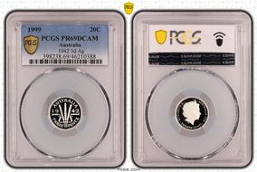 1999 20C 1942 3d Ag PR69DCAM