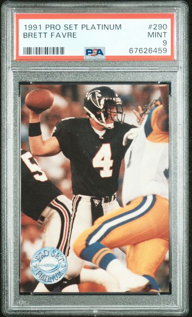 Brett favre rookie deals card