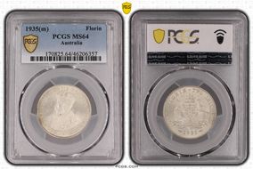 1935(m) Florin MS64