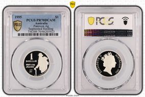 1995 $1 Paterson Ag Segmented Reeding PR70DCAM