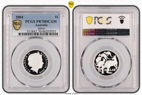 2004 $1 Silver PR70DCAM