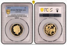 2017 $1 PR70DCAM