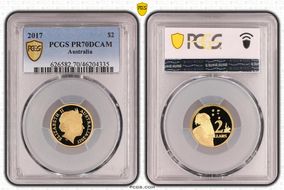 2017 $2 PR70DCAM