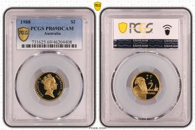 1988 $2 PR69DCAM