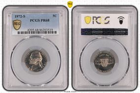 1972-S 5C PR68