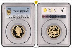 1991 $1 PR69DCAM