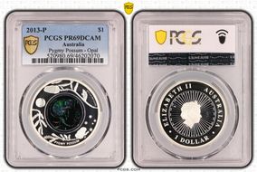 2013-P $1 Pygmy Possum - Opal PR69DCAM