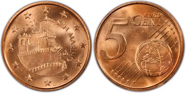 2002-R € 0.05 MS67RD