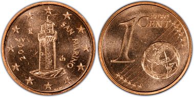 2002-R € 0.01 MS65RD