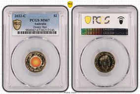 2022-C $2 Honey Bee Colorized MS67