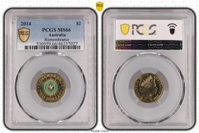 2014 $2 Remembrance - Colorized MS66