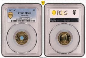 2022-C $2 Peacekeeping Colorized MS68