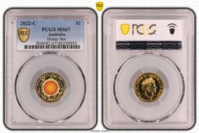 2022-C $2 Honey Bee Colorized MS67