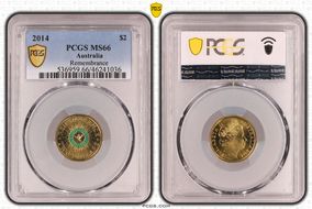 2014 $2 Remembrance - Colorized MS66