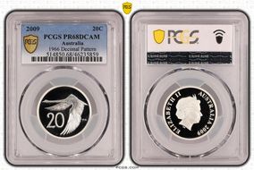 2009 20C 1966 Decimal Pattern PR68DCAM