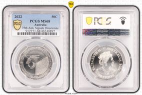 2022 50C 75th Ann. Signals Directorate MS68