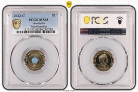 2022-C $2 Peacekeeping Colorized MS68